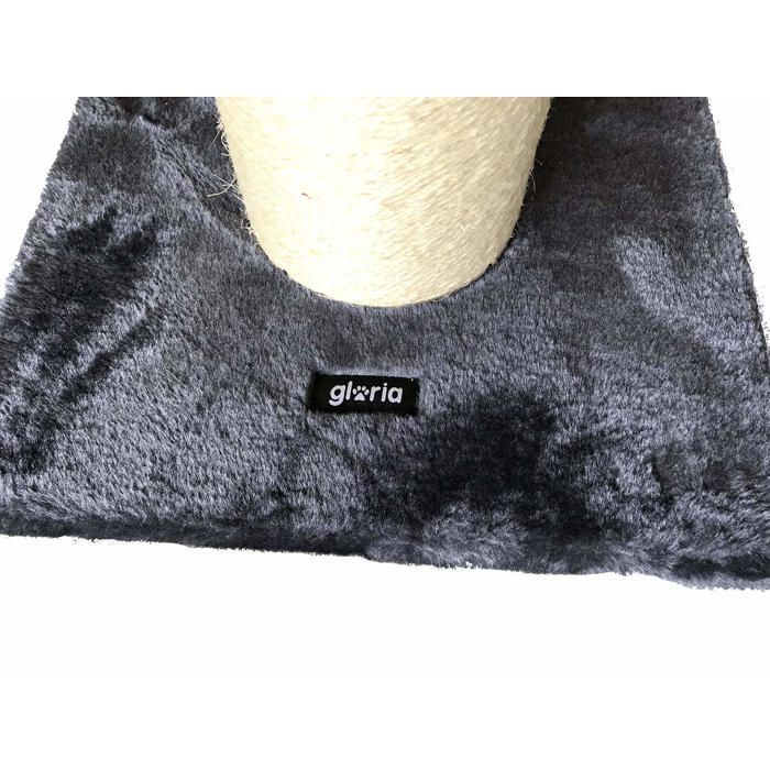 Klösträd för katt - GLORIA DET BÄSTA FÖR DIN BÄSTA VÄN - Sinaloa - 36x81,5x36 cm - Grå - Sisal