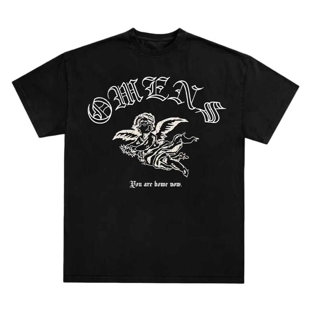Rock Band Bad Omens Peripheral T-shirt Men and Women Cotton Summer Y2K Clothing Round Neck Short Sleeved T-shirt