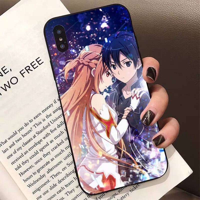 Anime Sword Art Online SAO Phone Case for iPhone 11 12 13 mini pro XS MAX 8 7 6 6S Plus X 5S SE 2020 XR case