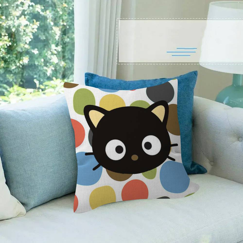 Cute cartoon art chibi cat c-Chococat    Pillow Cover  Bedroom Wild Party Decor Pillowcase kid Birthday shower Gift