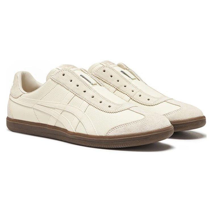 Onitsuka Tiger Unisex Tokuten Slip-On Beige Brown Slip-On Sneakers 1183C290-100