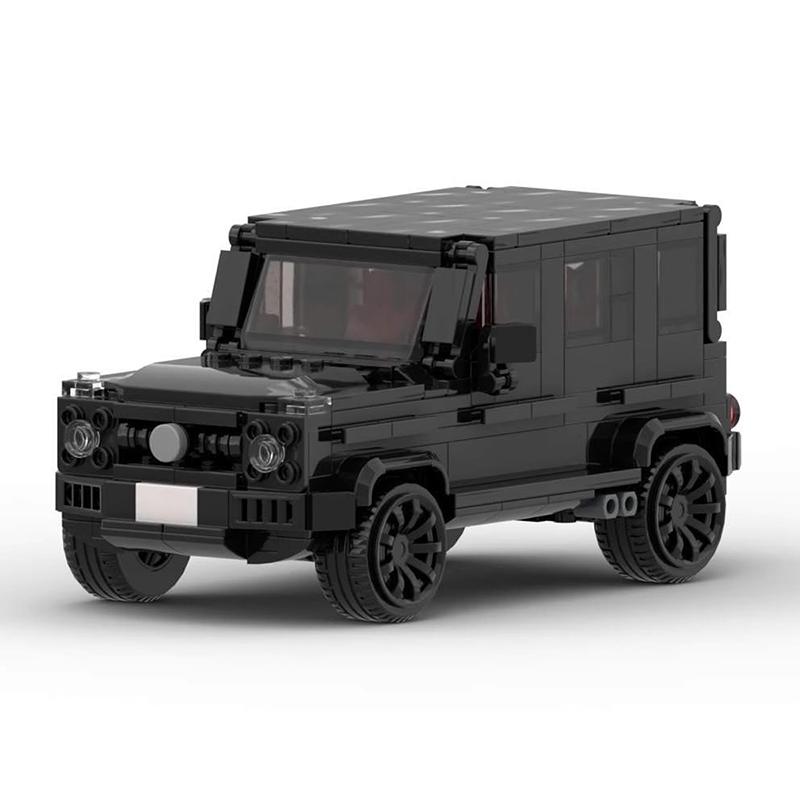 Technical Car MOC Truck For Mercedesed Benzed G63 6x6 SUV and Trailer Speed Off Road Vehicles Sets Building Blocks Kid Toys Gift