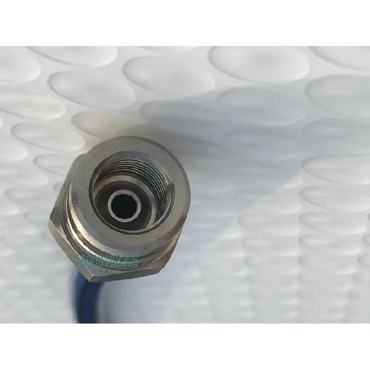 Automotive motorcycle metal braided PTFE lined PU covered fuel line with convex Hexagonal Joint and banjo fittings