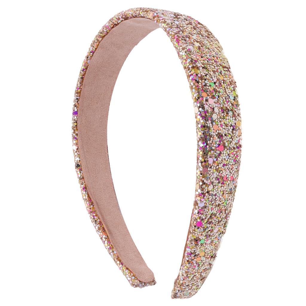 Viral Glitter Headbands - Creative Wide-Brimmed Sparkly Hair Hoop, Colorful & Versatile, Perfect for Face Washing & Daily Looks
