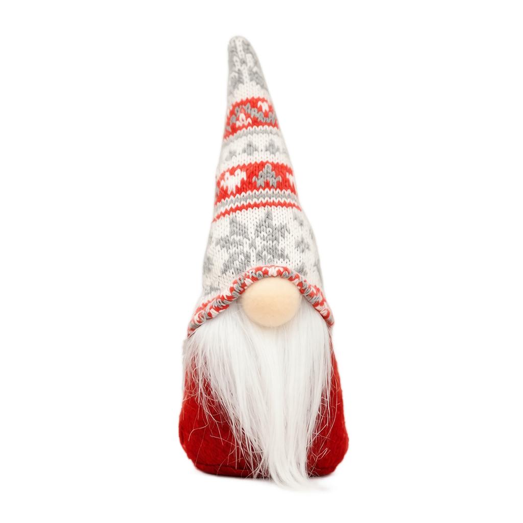 Christmas Gnome Decoration, Faceless Old Man Standing Figurine, Character Doll Ornament for Holiday Display