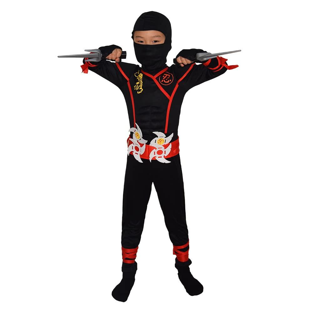 MUXIU Ninja Kumu Boomerang Halloween Costume for Boys - Become the Ninja You've Always Dreamed of - Kids' Costumes for Parties, Events, and