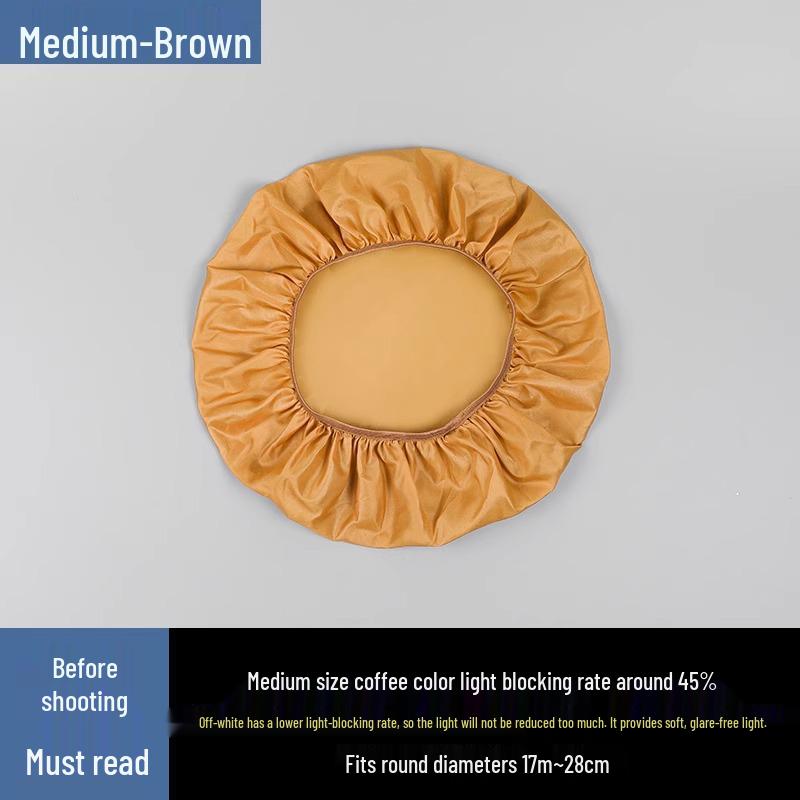 Anti-Glare Lampshade for Table and Ceiling Lamps - Parchment Film Shell Cover Lighting Accessory