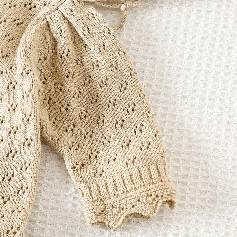 Baby Jumpsuit, Spring and Autumn Styles, Newborn Knitted Long Sleeved Hoodie, Cute Jumpsuit for Boys and Girls, Long Crawling Suit