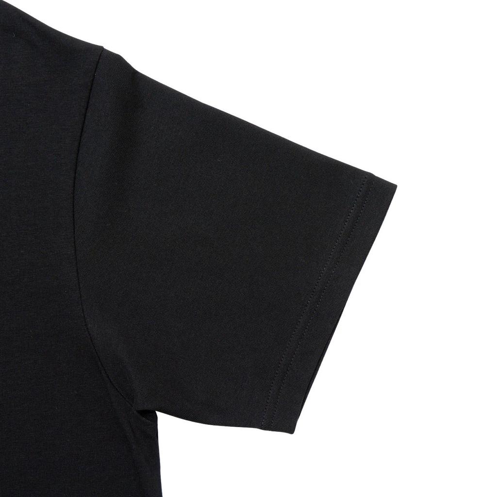 ONITSUKA TIGER Logo Print Crew Neck Short Sleeve T-Shirt Unisex Tops Black 2183B457-001