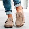 Retro-Schuhe für Lässige und Faule Neue Damenschuhe Flache Einzelne Schuhe