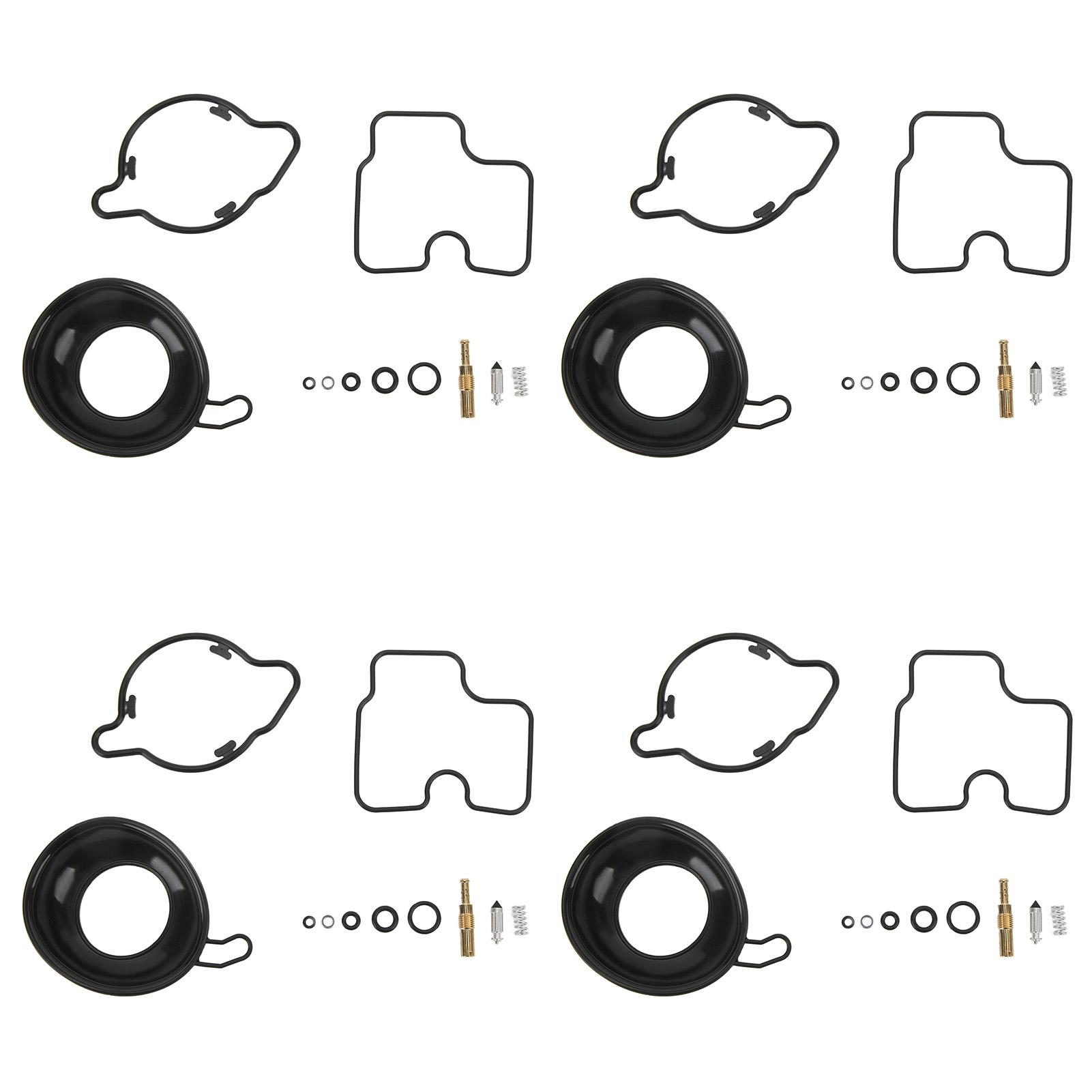 

44pcs Plunger Diaphragm Carburetor Repair Kit Metal Rubber Replacement for CBR600F4