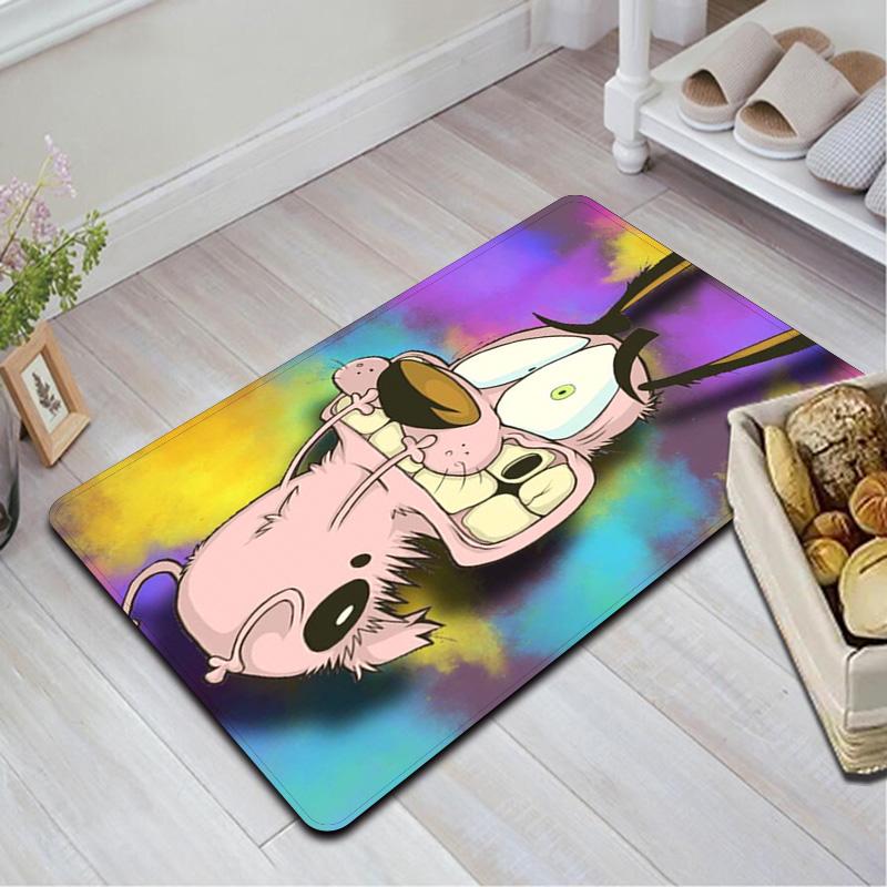 Courage the Cowardly Dog Rug Floor Mat for Living Room or Bedroom Soft and Comfortable Carpet a Gift for Birthday and Holiday.MFF0918002
