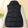 Fashion Winter Warm Vest Woman Sleeveless Parka Stand Collar Casual Thick Women's Jackets