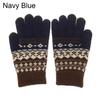 Outdoor Elastic Thick Winter Gloves Knitted Full Finger Gloves Touch Screen Mittens