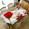 Flower Pattern Tablecloth Room Dining Table Coffee Table Party Wedding Decoration Washable Antifouling Tablecloth Picnic Mat