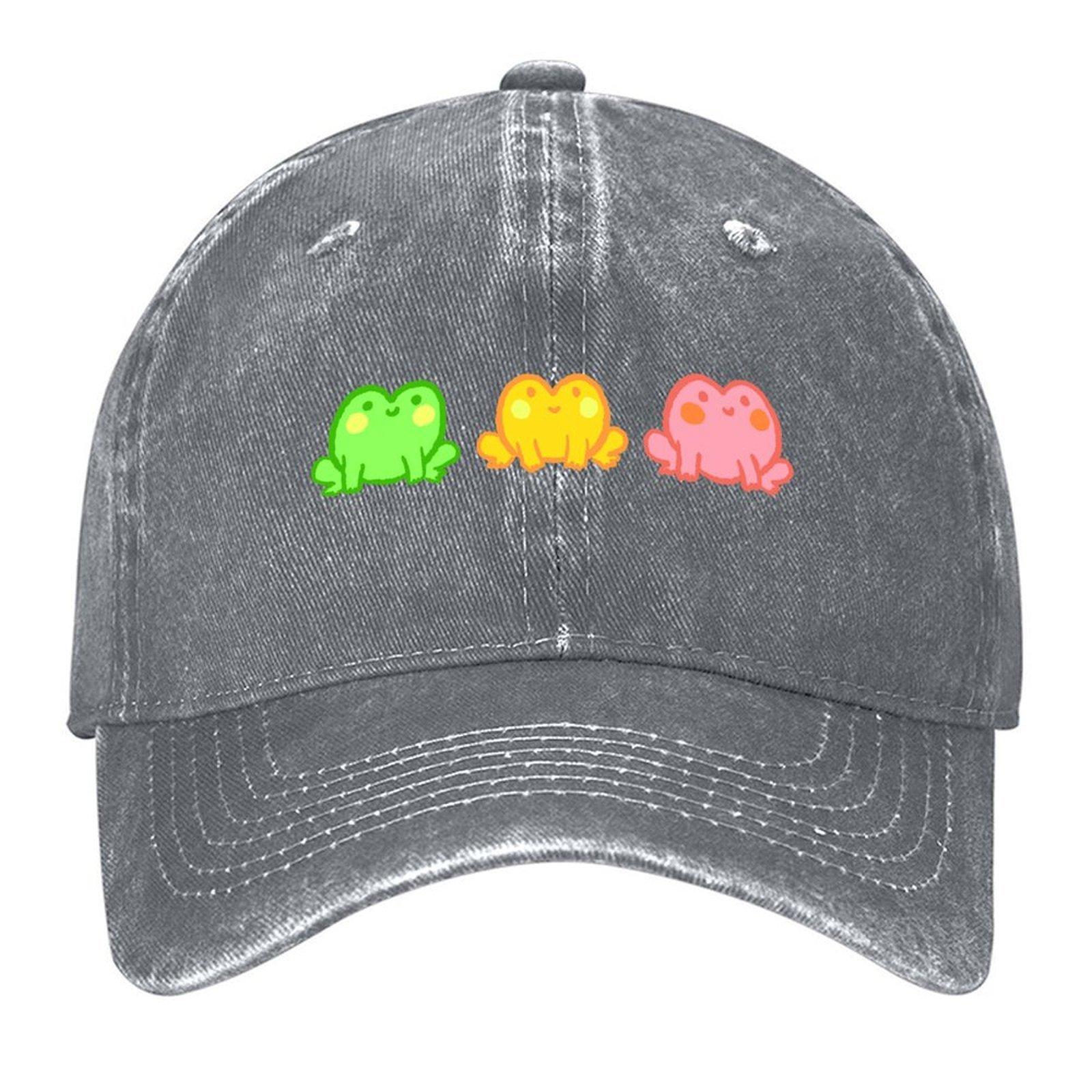 

2026 3 Super Cute Frogs Baseball Cap Brand Man Cap Funny Hats Christmas Hat Streetwear Designer Man Women s