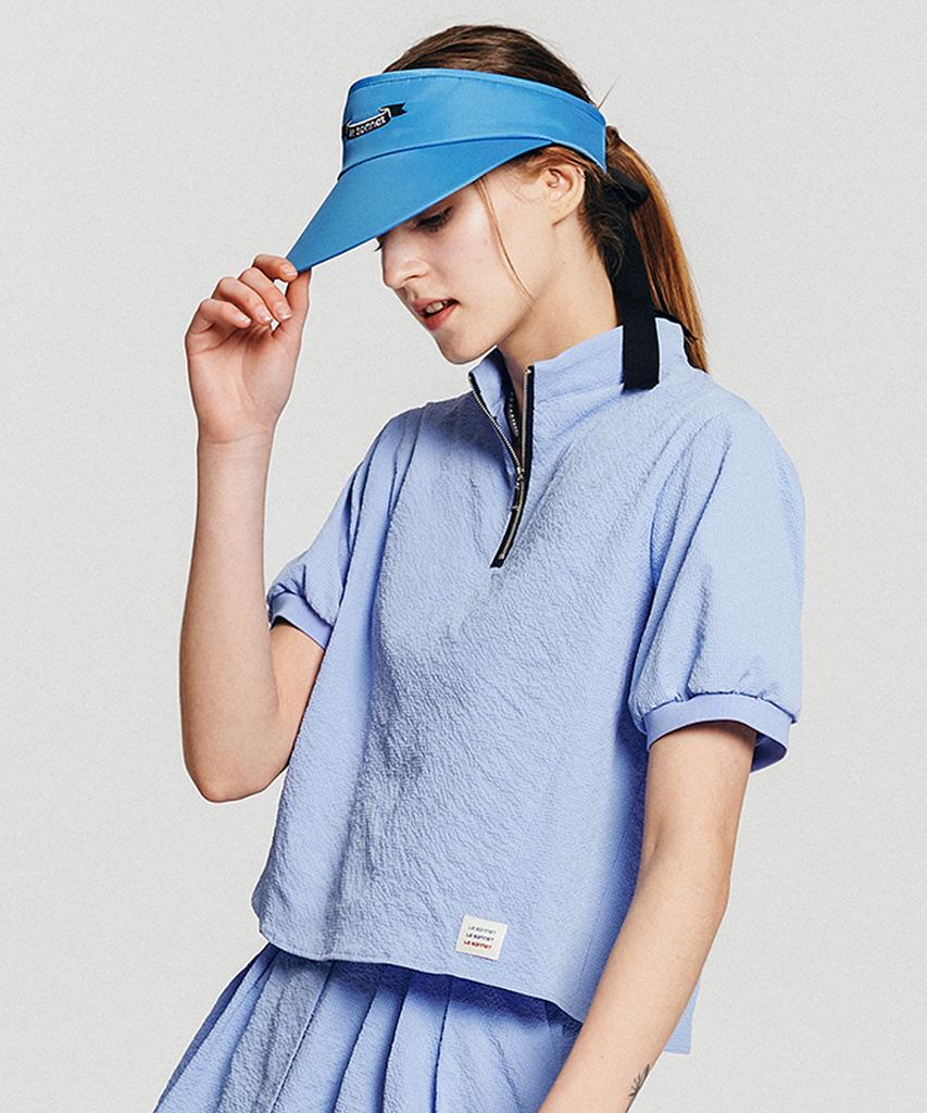LESONNET Ribbon Sun Visor Blue