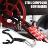 Universal Compound Bow Holder for Truck SUV Car Tool-Free Quick Installation Scratch-resistant Bow Stand Hunting Bow Accessory