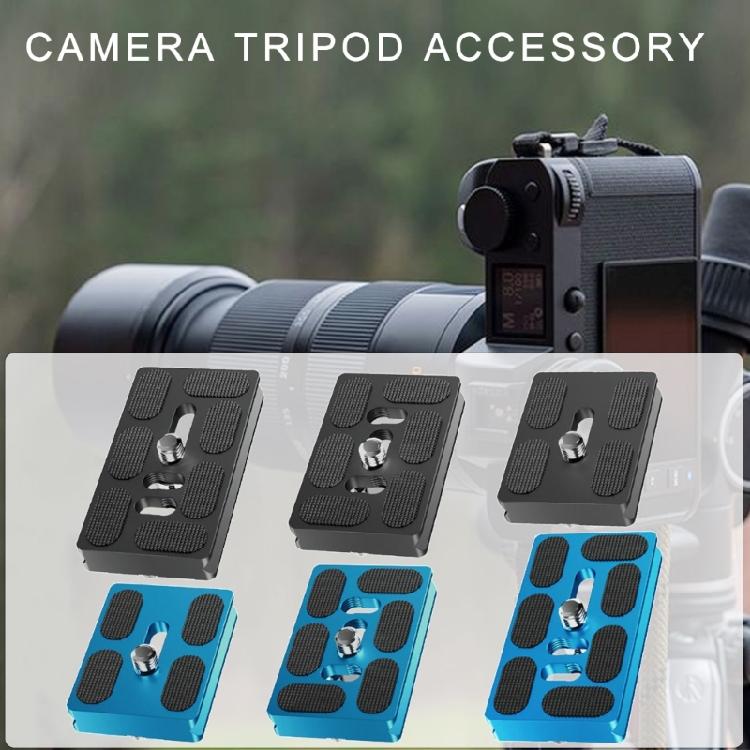 Camera Quick Release Plate with Anodized Finishes Slip Resistant Quick Release Plate  for Stable performances Travel