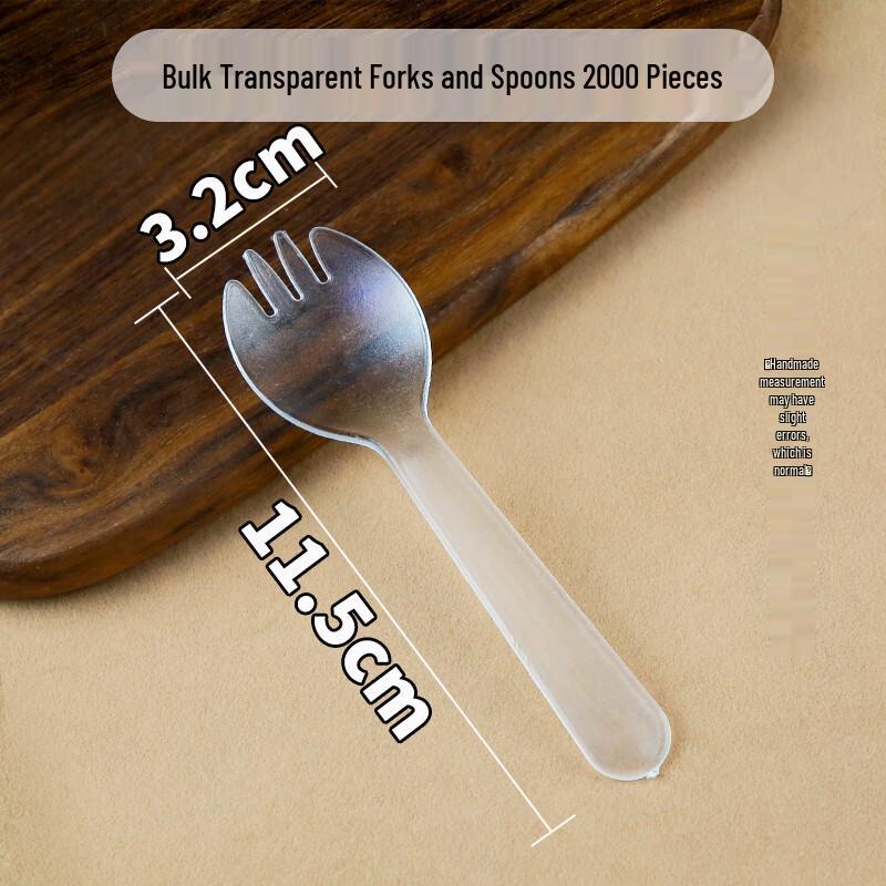 Disposable Plastic Forks and Spoons (2000 Pcs)
