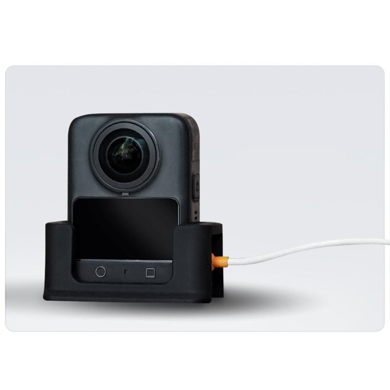 Camera Charging Base Nonslip Silicone Holder Station Compact Travel Friendly Temperature Adaptable for Panoramic Devices