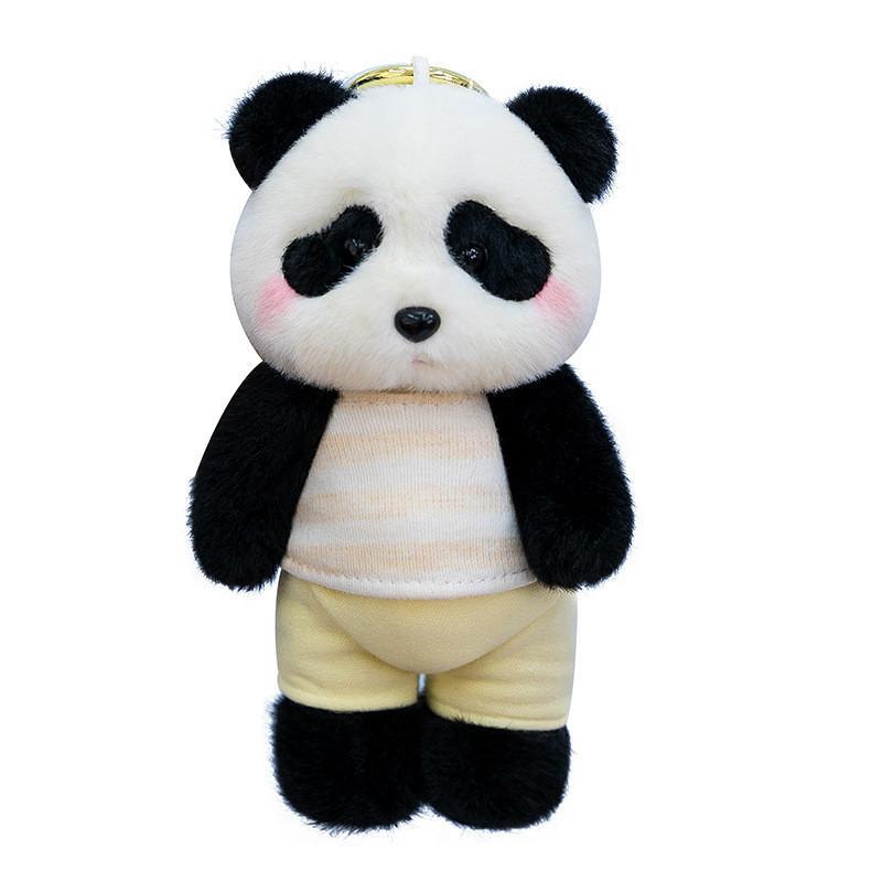 Cartoon Animal Plush Toy Keychain With Soft Fabric For Bag Decor And Collectible Gifts