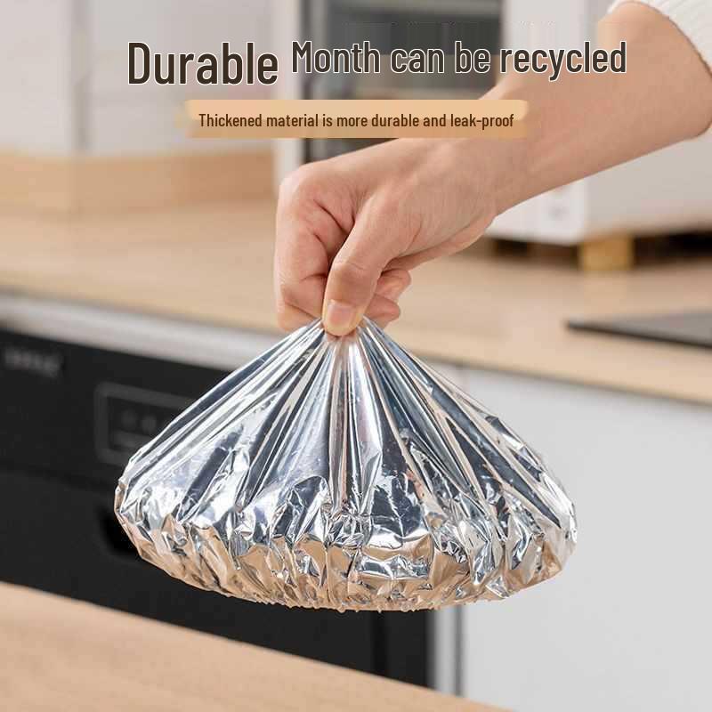 Aluminum Foil Insulation Dining Table Cover: Kitchen Food Fresh-Keeping and Heat Insulation Film.
