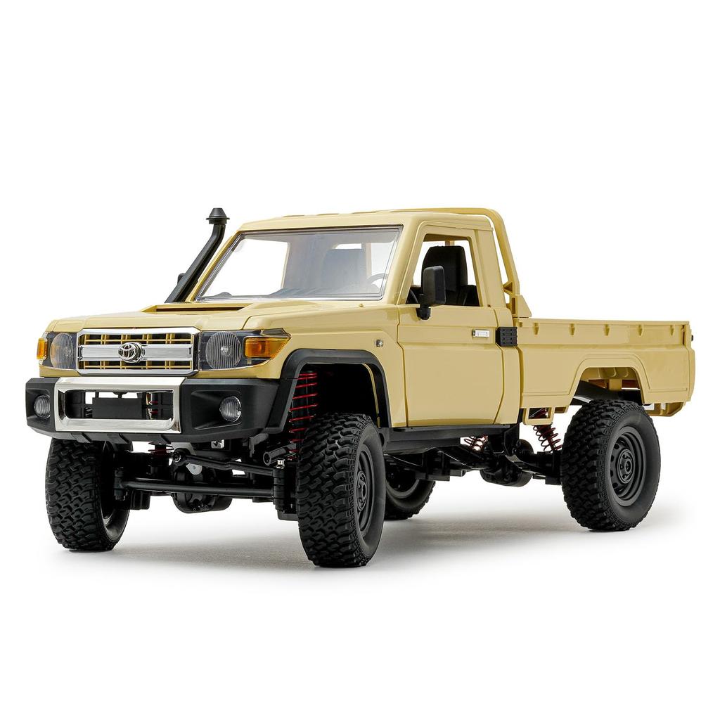MN MODEL Toyota Land Cruiser 79 Scale Outdoor Radio Control RTR4WD Drive RC Car Rock Crawling Crawler with Technical Approval Mark 1/12 MN-82