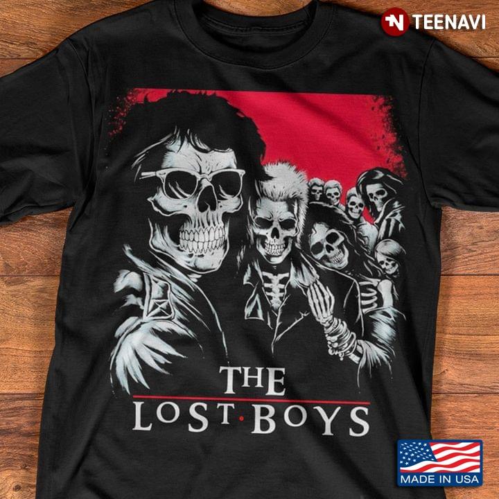 The Lost Boys T Shirt Skeleton The Lost Boy Halloween TShirt NH23912 XXL