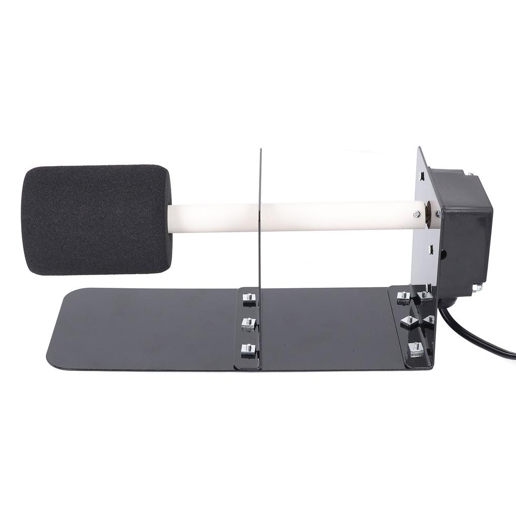 Single Shaft Cup Turner with Stand and 2 Sponges Metal Structure Cup Rotating Machine Kit for DIY Epoxy Crafts EU Plug