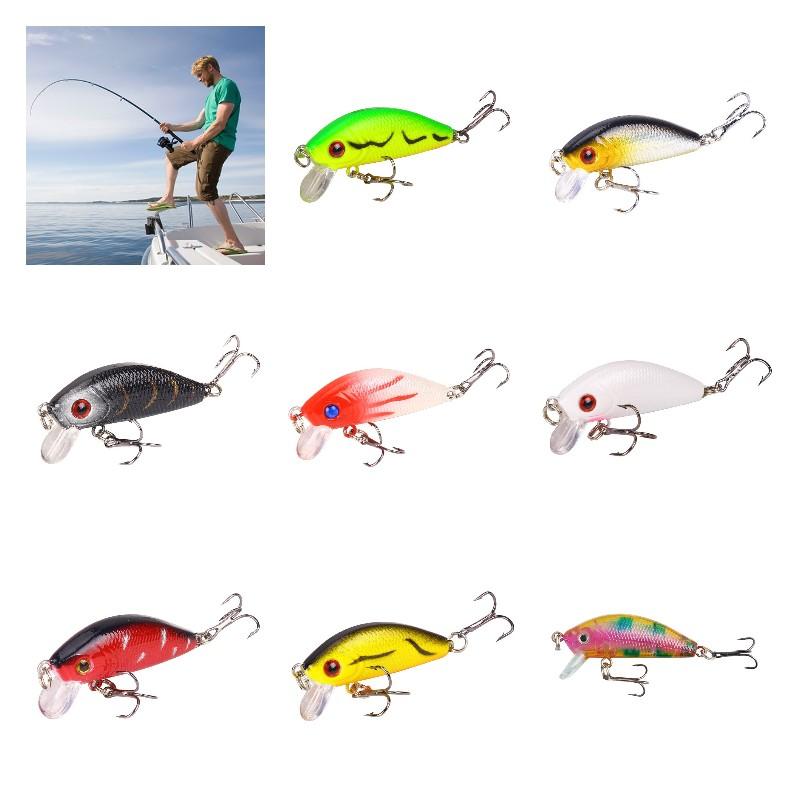 Lure Fishing Simulation False Baits 3d Eyes Hooks Floating Fishing Accessories