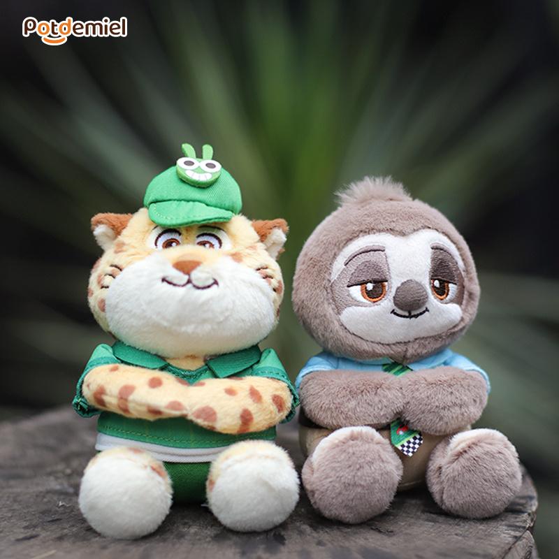 Novo Pote de Mel Potdemiel Fofo Judy Nick Pelúcia Mochila Pingente Decorativo Boneca de Filme Presente de Aniversário.