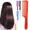 Comb Hair Plastic Curved Detangling Haircutting Combs Fine Teeth for Salon Household Barber