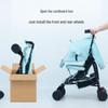 Cartoon Elephant Dual-Use Baby Stroller - Adjustable, Portable, and Safe for Winter and Summer