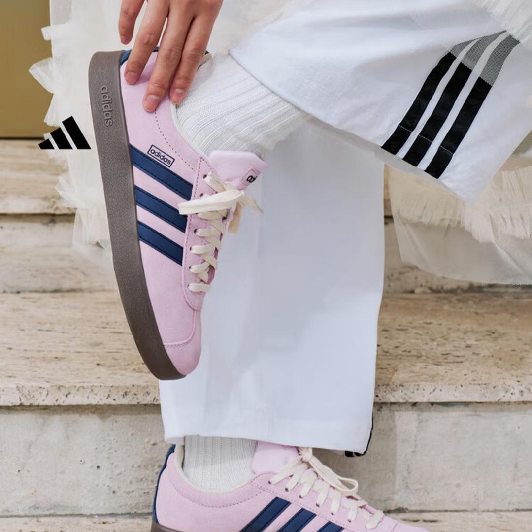 

Adidas T Head Shoes VL COURT 2.0 Ретро Повседневные Кроссовки Dechen Shoes Adidas JR8309 50.5 фиолетовый