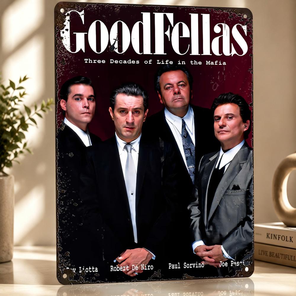 Goodfellas Movie Metal Poster Perfect Gift for Fans Lovers Customized Wall Art Metal Sign for Luxury Decoration Home Room Decor