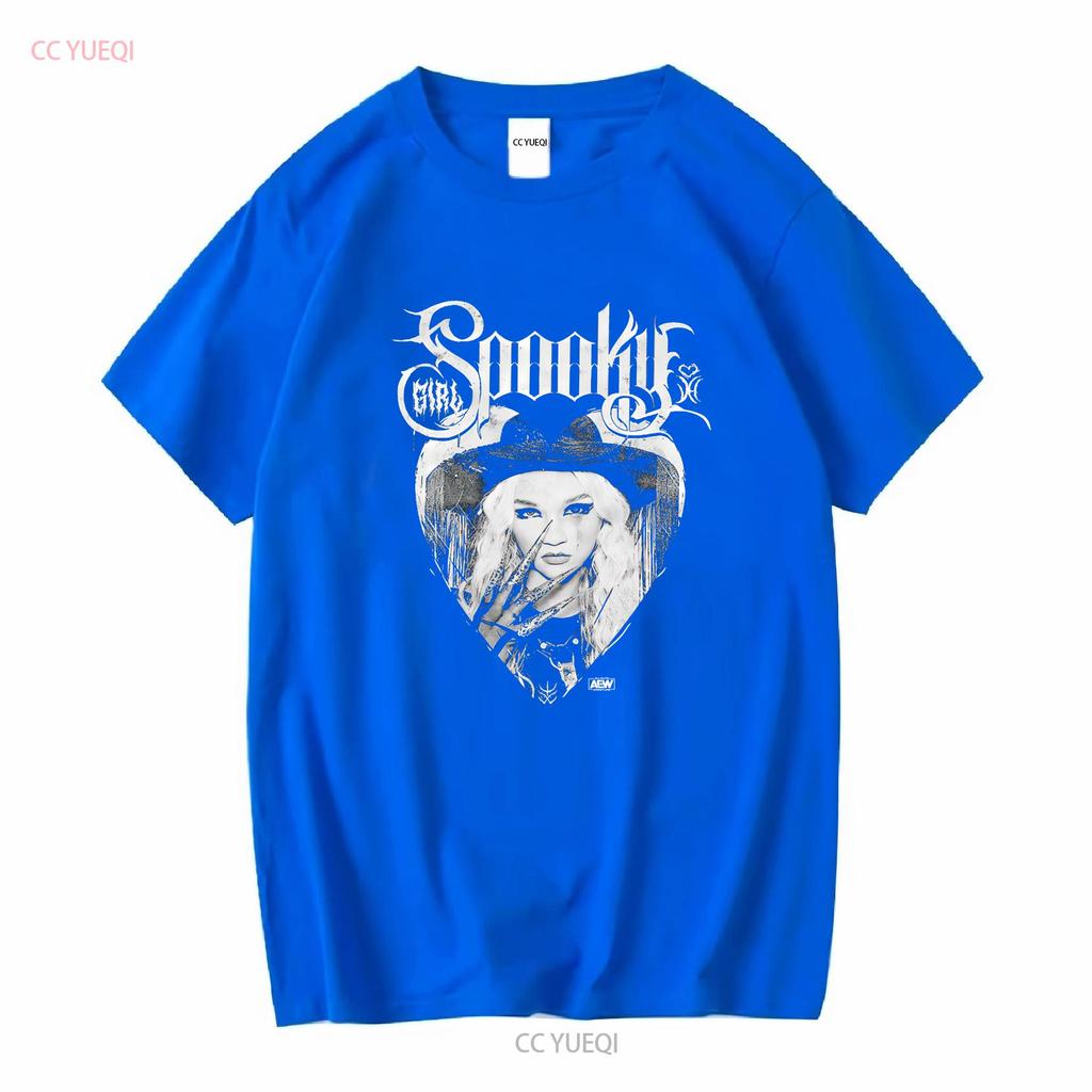 Julia Hart Spooky Girl AEW Official T Shirt long or short sleeves vintage Washed Soft Casual Top For Everyday Wear Stylish