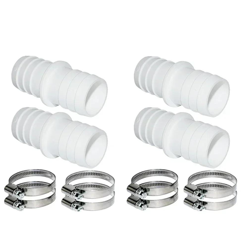 2/3/4-teiliges Schlauchverbinder-Set Mit 32-38mm Schlauchtüllen Poolschlauch-Adapter Düsenadapter Schlauchfitting Zubehör Poolreinigungswerkzeug