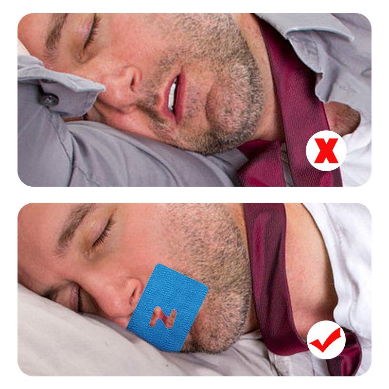 10Pcs Anti Snoring Sleep Mouth Tape Best Breathing Nasal Strips Medical Grade Improved Sleeping Keep Mouth Close Prevent Snoring