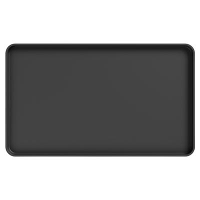 Solid Color Drying Mat Anti-Slip Thicken Dish Drying Pad Heat Resistant Silicone Tray Coaster for Espresso Machine Station