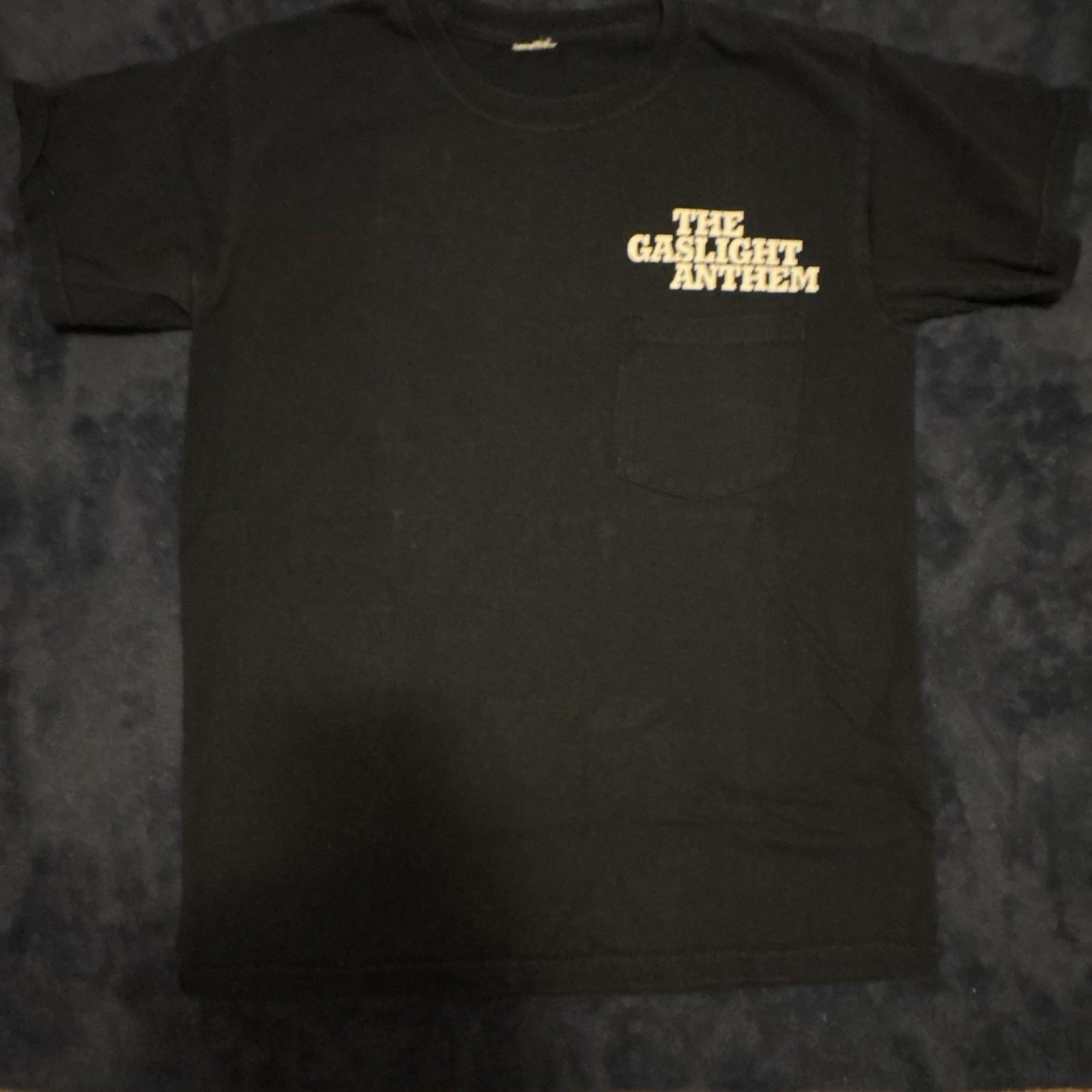 The Gaslight Anthem Black Graphic T-Shirt Music Original Unisex T-Shirt M