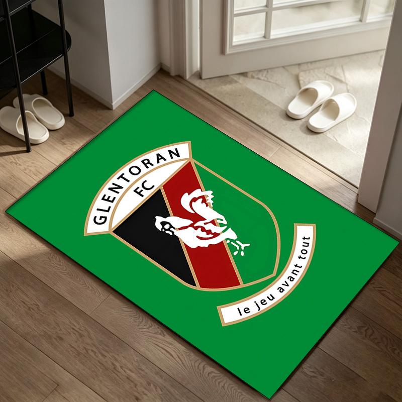 Glentoran FC Ein Teppich geeignet für Bürostuhlbereiche Wohnzimmer und Computertische perfekt für Home-Office und ein ideales Weihnachtsgeschenk