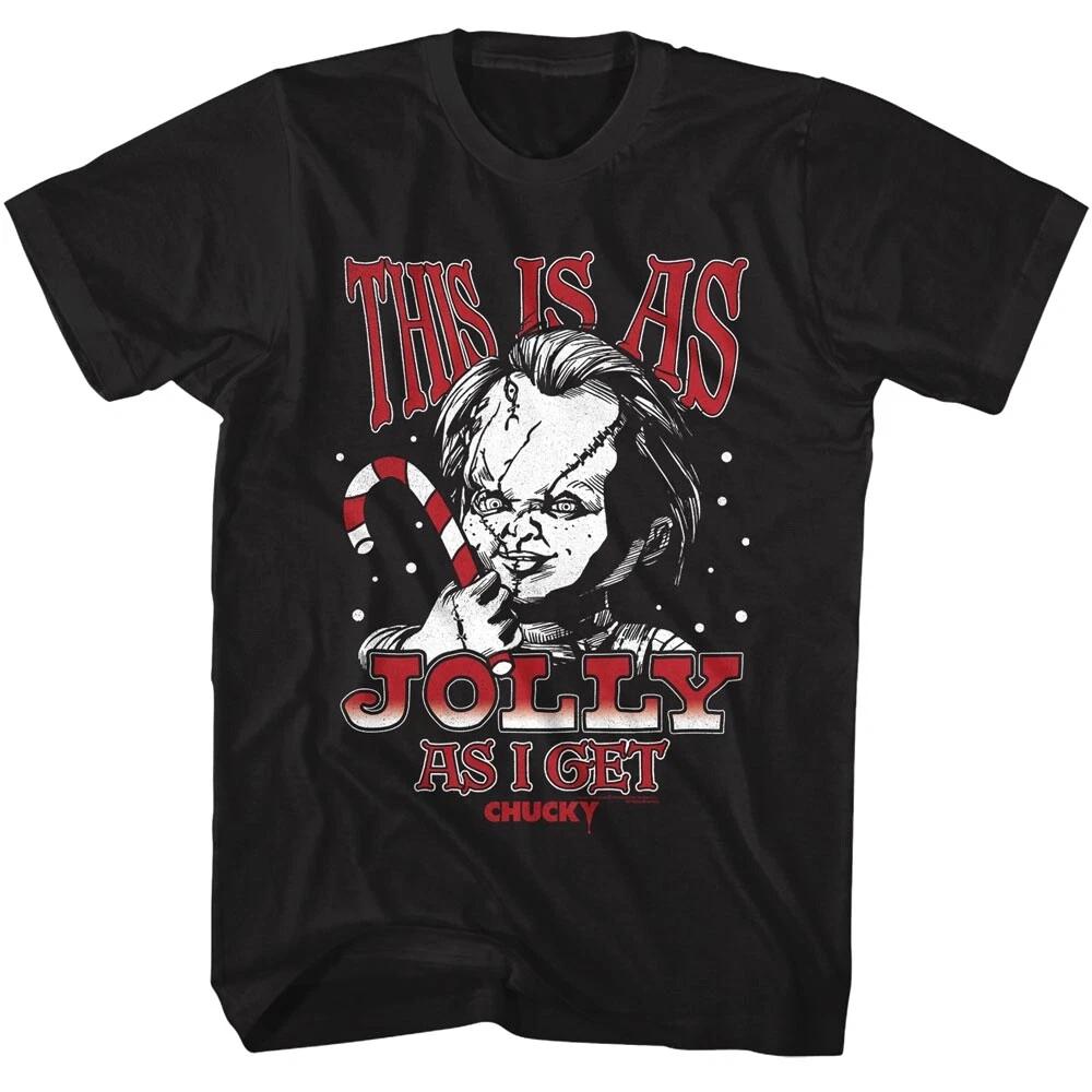

Chucky This is as Jolly as I Get Men s T Shirt 2XL