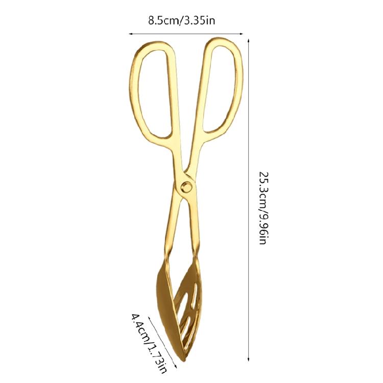 Ergonomic Serving Tongs Stainless Steel Food Tongs for Buffet Party Catering