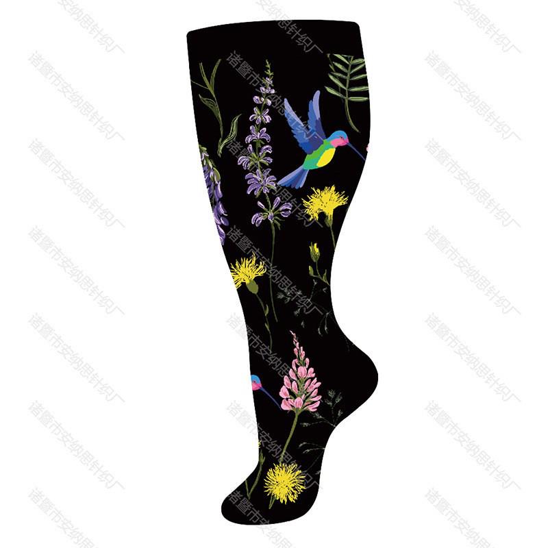 Plus Size Odor-Resistant Sports Compression Socks for Men