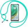 Protective Case - eFConnection - Xiaomi Mi 10t Pro - Soft - Transparent-green - Anti-fingerprint