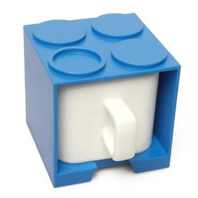 Block Cube Mug & Cube Organizer - Blue