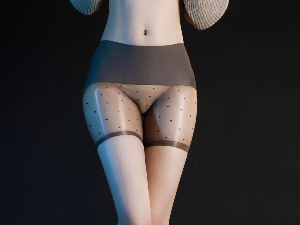 Prickiga 5D Ultratunna Sömlösa Boxerkalsonger & Strumpbyxor Set med Silkeslen Glans Shorts & Trosor