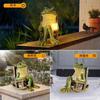 SCOCCA Frog Solar Night Solar Frog Solar Night Sunlight Charging Cute Decorative Light for Garden Landscape Decoration Gift Light, Lamp, Light,