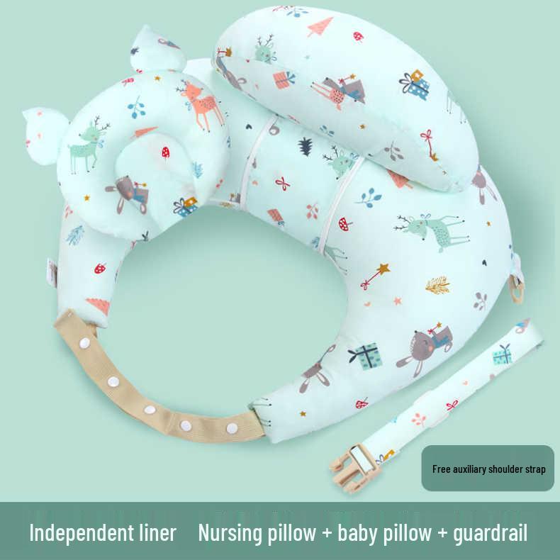 Multifunctional Nursing Pillow: Newborn Feeding, Back Support, Baby Sitting Aid